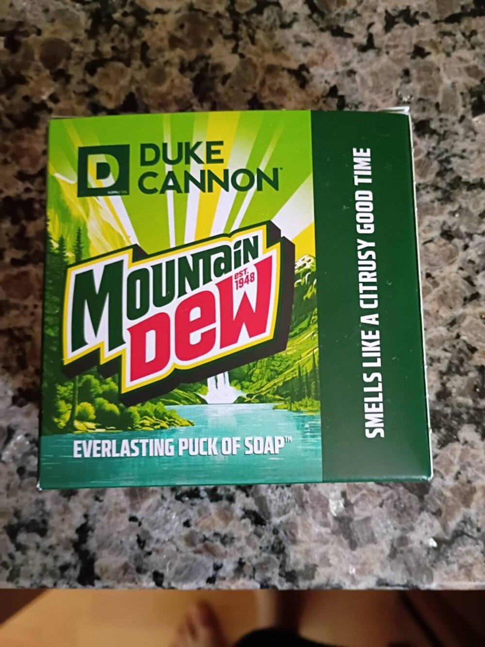 Duke Cannon Mountain Dew Everlasting Puck of Soap
